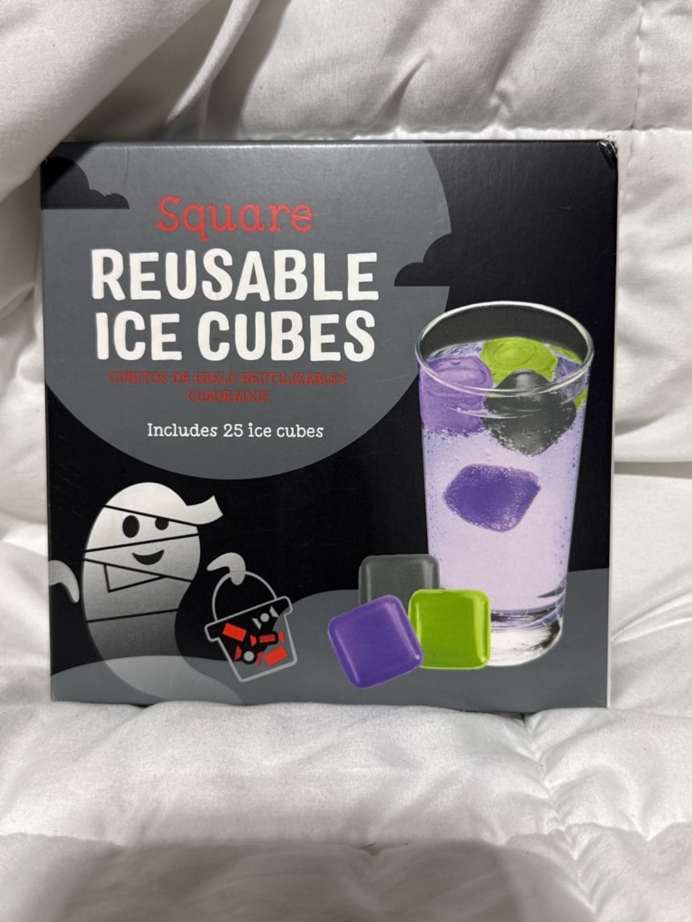 Reusable Ice Cubes - Purple & Lime Green (25 Pack)